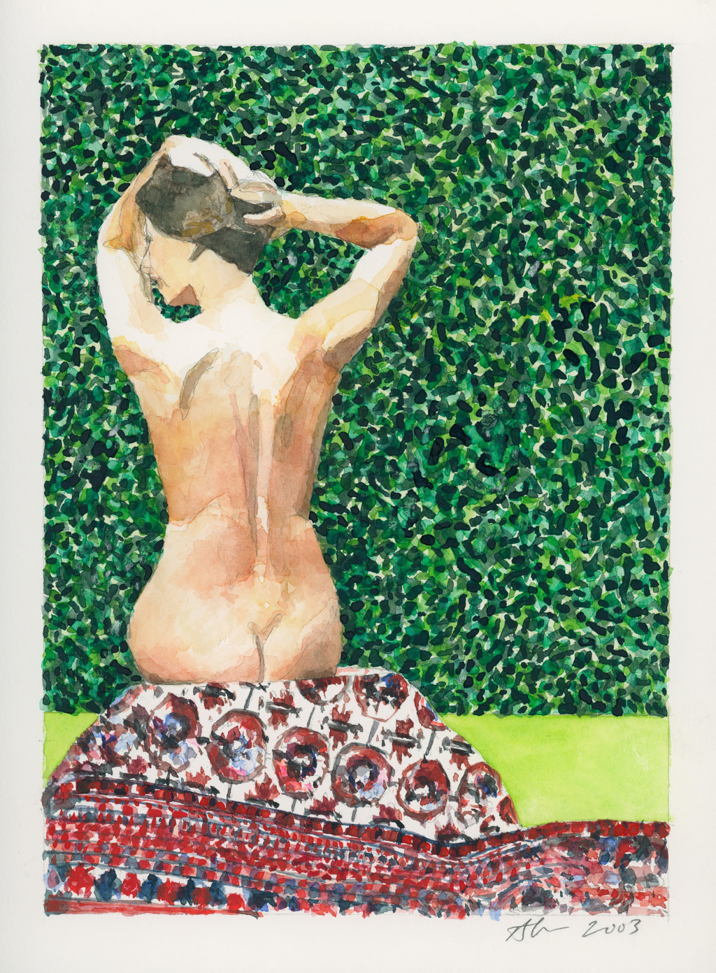 Model In The Garden